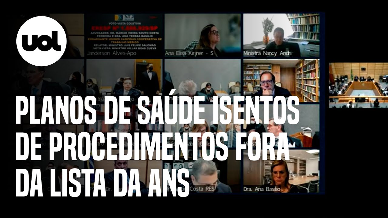 Planos de saúde: STJ decide que convênios não devem cobrir tratamento fora de rol da ANS