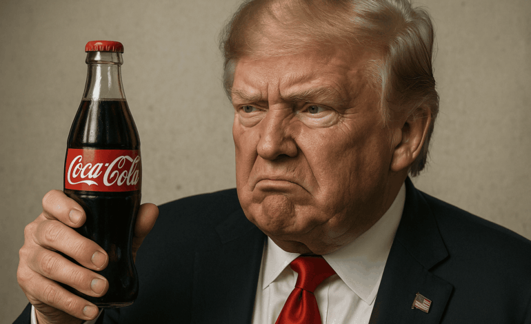 Coca-Cola muda fórmula nos EUA após pressão de Trump. Nutricionistas rebatem: “É trocar seis por meia dúzia”
