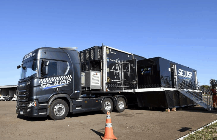 Carreta da Saúde leva atendimento especializado a profissionais da segurança pública em MS