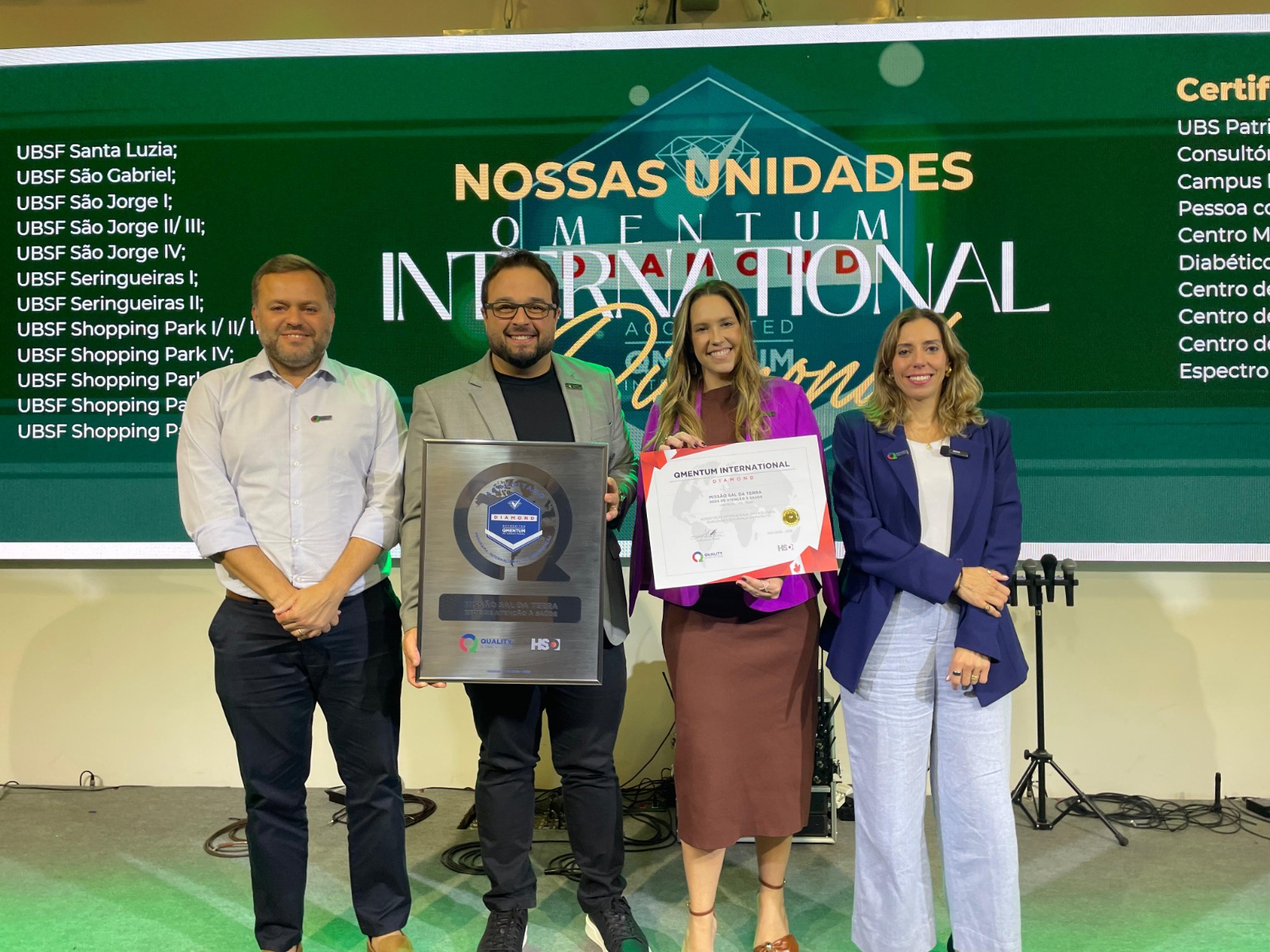 Missão Sal da Terra amplia número de unidades certificadas e consolida liderança em qualidade assistencial