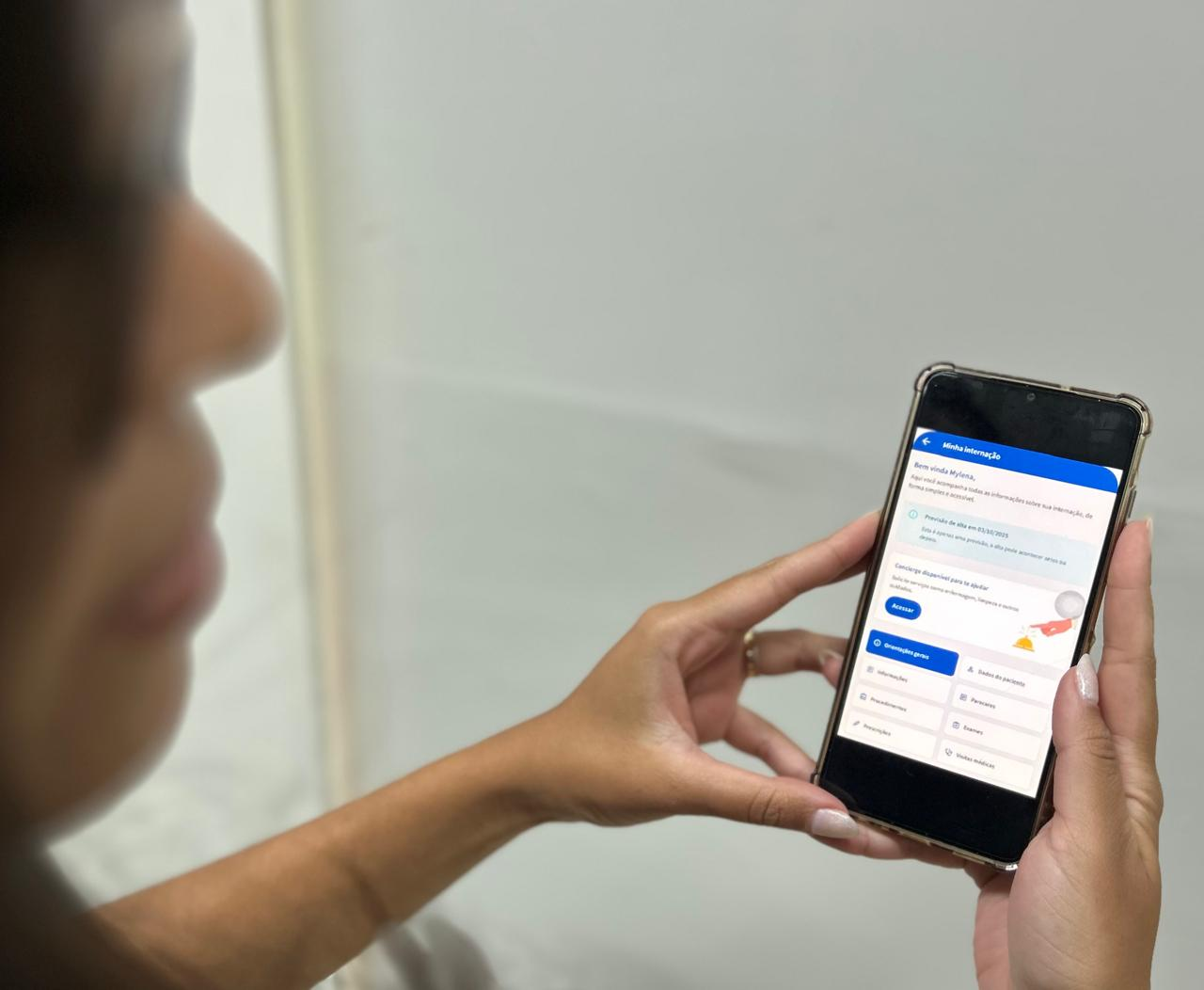 Hapvida cria função no app para aprimorar experiência do paciente durante internação